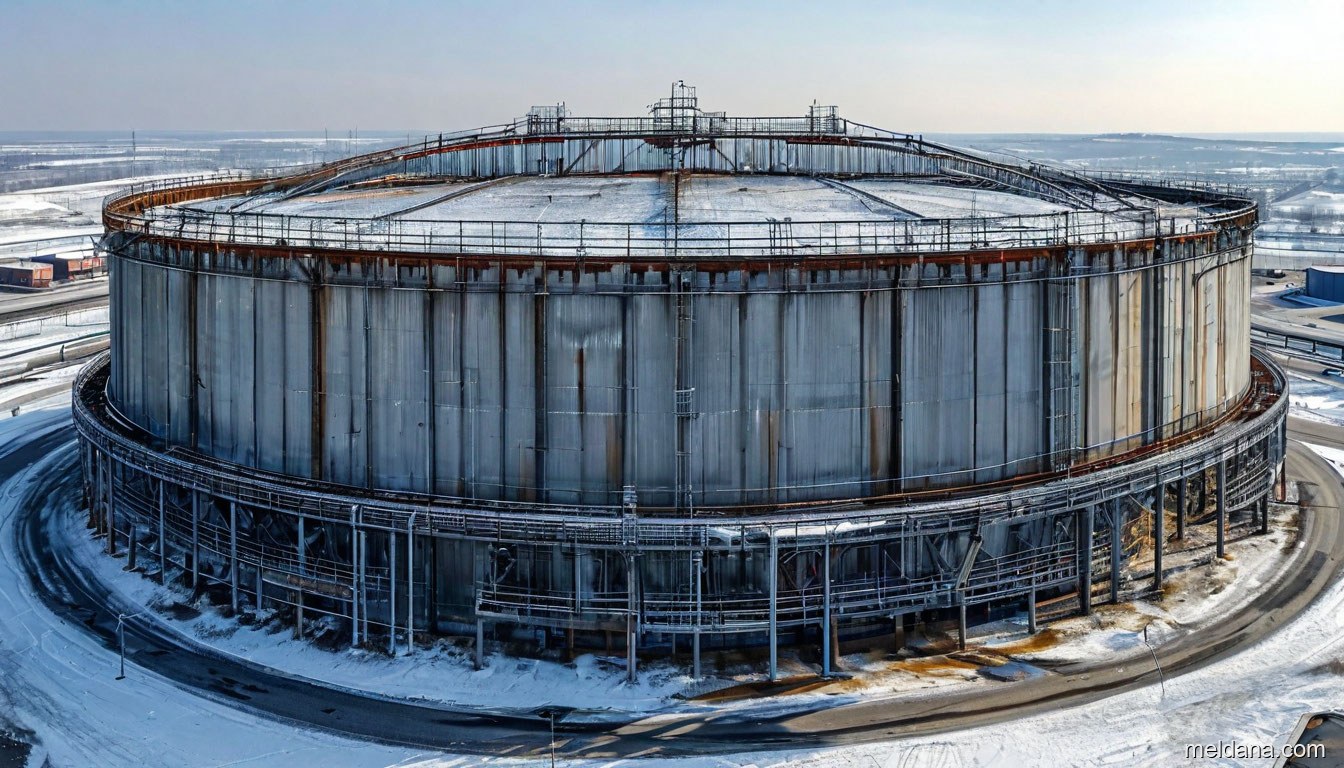 Антидроновая защита резервуара РВС-50000 Усть-Луге — ЗОК ЗАСЛОН по СП 542
