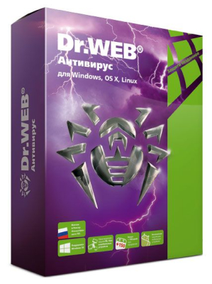 Ключ активации DR.Web Anti-virus 2PC 1Y (LHW-AK-12M-2-A3) 
